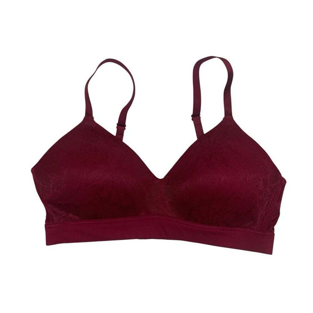 Everyday Wireless Bralette in Burgundy